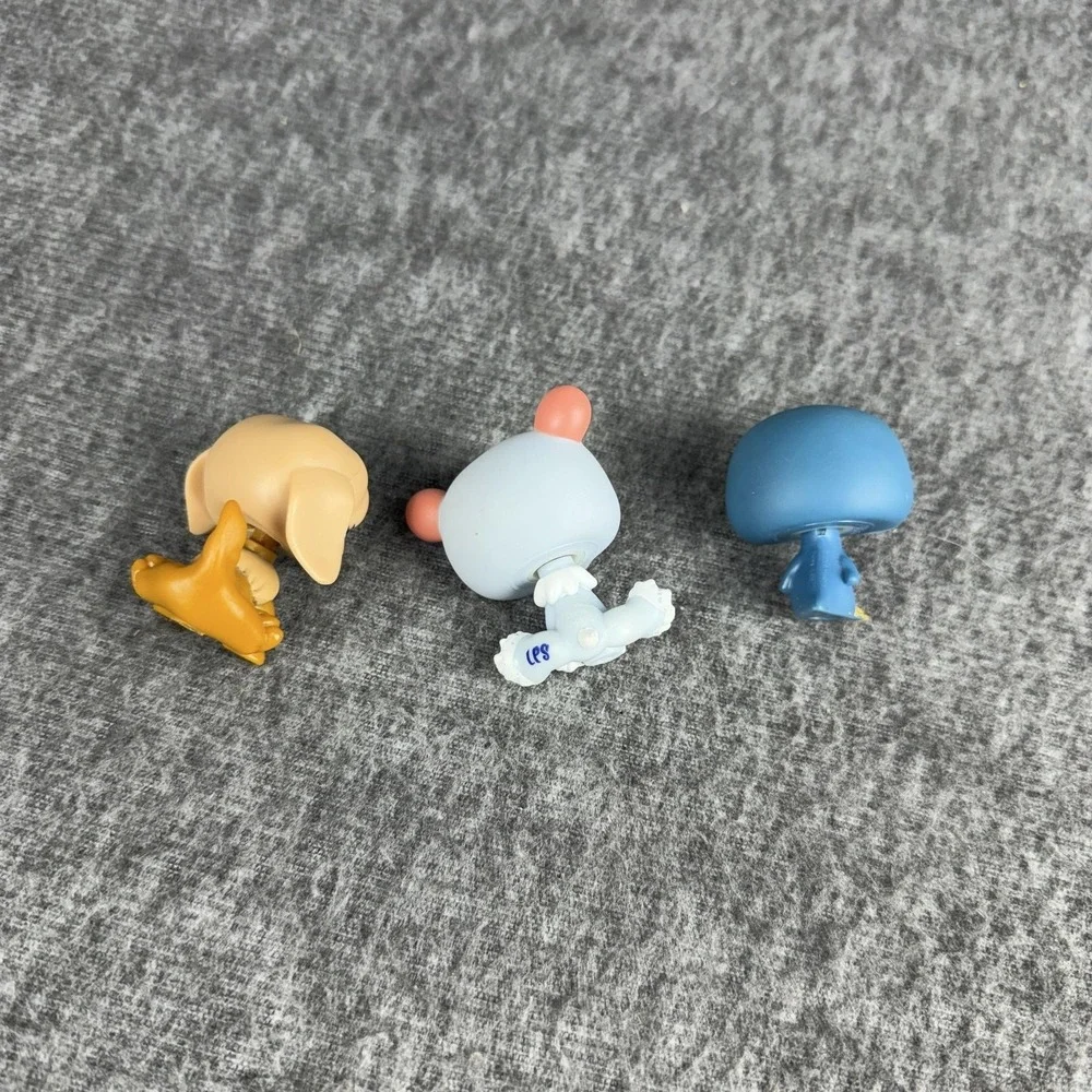 Hasbro Littlest Pet Shop 1747 821 Figures‎ Lot Dog Bear Penguin LPS Toy
